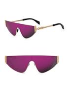Moschino 99mm Metal Shield Sunglasses