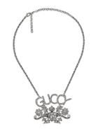 Gucci Guccy Floral Motif Pendant Necklace
