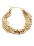 Kenneth Jay Lane 10-row Snake Chain Necklace