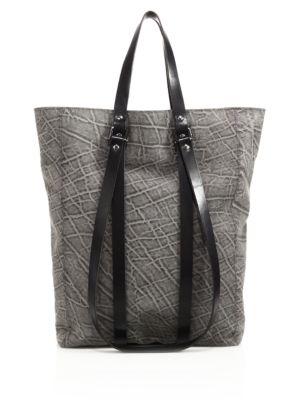 Costume National Textured Leather Tote