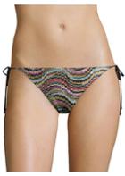 Missoni Mare Lame Knit String Bikini Bottoms