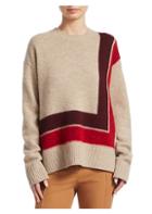 Derek Lam 10 Crosby Wool High-low Blanket Sweater