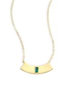 Ila Sabella Emerald & 14k Yellow Gold Pendant Necklace