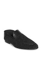 Balmain Cold Studded Leather Moccasins