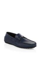 Tod's Doppia T Gommino Leather Driving Loafers