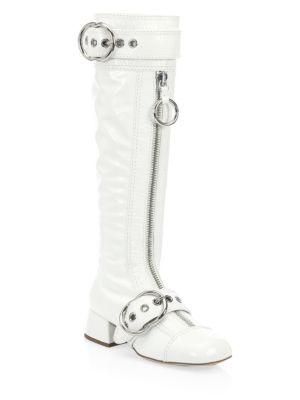 Miu Miu Patent Leather Knee-high Boots