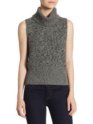 Theory Crochet Cashmere Top