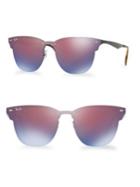 Ray-ban 47mm Blaze Mirrored Clubmaster Sunglasses