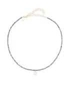 Meira T Diamond, Rose Quartz & 14k White Gold Pendant Necklace