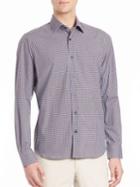 Saks Fifth Avenue Collection Regular Fit Checked Shirt