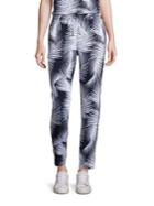 St. John Sport Collection Palm Printed Pants