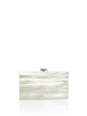 Charlotte Olympia Pandora Pearlized Clutch