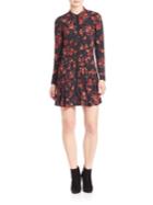 The Kooples Floral Pleated Dress