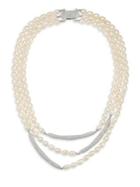 Adriana Orsini Freshwater Pearl Triple Strand Necklace