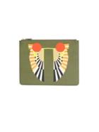 Givenchy Egyptian Wings Leather Pouch