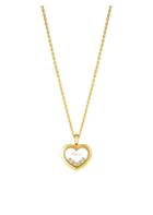 Chopard Happy Diamonds 18k Yellow Gold & Diamond Pendant Necklace