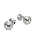 Montblanc Silver Ball Cuff Links