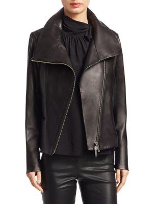 Saks Fifth Avenue Leather Jacket