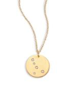 Bare Constellations Cancer Diamond & 18k Yellow Gold Pendant Necklace
