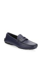 Prada Saffiano Leather Driving Moccasins