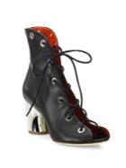 Proenza Schouler Metal-heel Leather Lace-up Booties