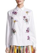 Etro Embroidered Button Front Top