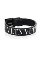 Valentino Vltn Leather Medium Bracelet