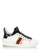 Gucci New Ace Lace-detail Leather High-top Sneakers