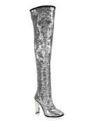 Giuseppe Zanotti Sequin Metallic Over-the-knee Boots