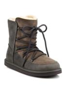 Ugg Lodge Shearling & Suede Lace-up Boots