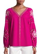 Tory Burch Therese Cotton Embroidered Tunic
