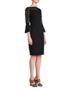 Fendi Geometric Full-sleeve Knit Dress