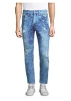 True Religion Tapered Distressed Skinny Fit Jeans