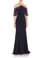 Theia Cold-shoulder Gown