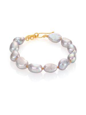 Lena Skadegard Pebble Pearl Bracelet