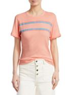 Elizabeth And James Striped Cotton Tee