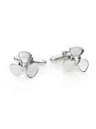 David Donahue Propeller Sterling Silver Cuff Links