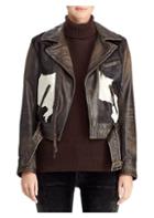 Ralph Lauren Collection 50th Anniversary Hadley Leather & Pony Hair Jacket