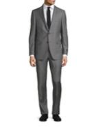 Saks Fifth Avenue Collection By Samuelsohn Classic-fit Box Plaid Wool Suit