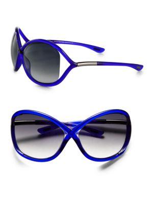 Tom Ford Eyewear Whitney 64mm Oversized Round Crossover Sunglasses