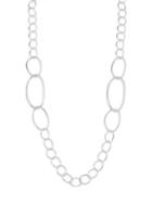 Ippolita Glamazon Sterling Silver Twisted Oval Link Necklace