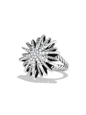 David Yurman Starburst Medium Ring With Diamonds