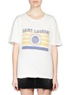 Saint Laurent Saint Laurent Universite Logo T-shirt