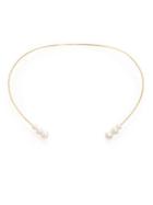Zoe Chicco 6mm-8mm Cultured Freshwater Pearl & 14k Yellow Gold Open Collar Necklace