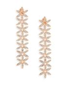 Adriana Orsini Anise Rose Gold-plated Linear Drop Earrings