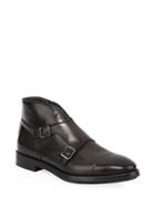 To Boot New York Basel Double Monk-strap Leather Ankle Boots