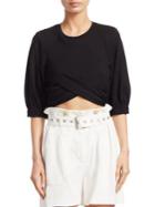 3.1 Phillip Lim Twisted Cropped Tee