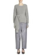 Cedric Charlier Wool Tie-front Sweater