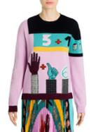 Valentino Counting 6 Wool Sweater