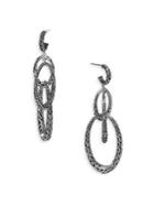 John Hardy Classic Chain Sterling Silver Drop Earrings